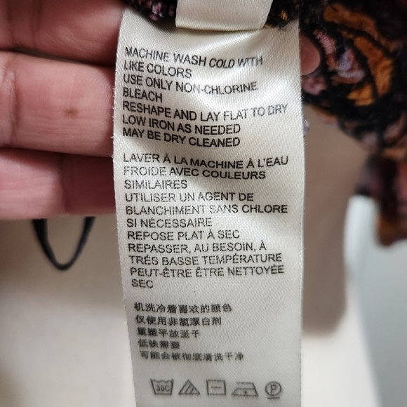 FREE PEOPLE ONE MORE TIME TUBE TOP-TWILIGHT COMBO SIZE S - Picture 12 of 12